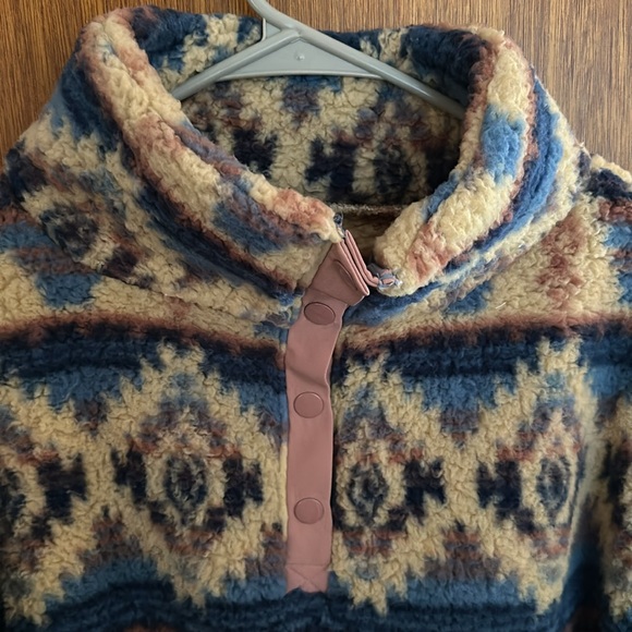 Sherpa quarter button pullover jacket - Picture 2 of 2